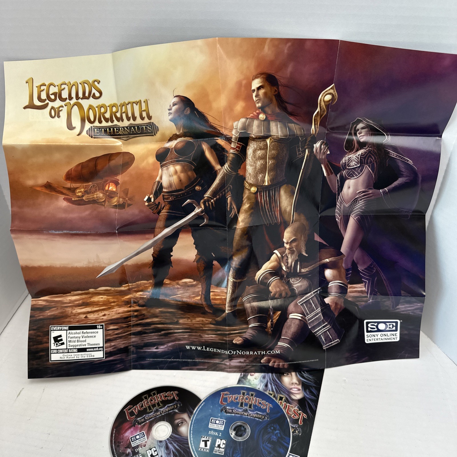 Everquest II The Shadow Odyssey (PC DVD-ROM 2009) Poster Complete