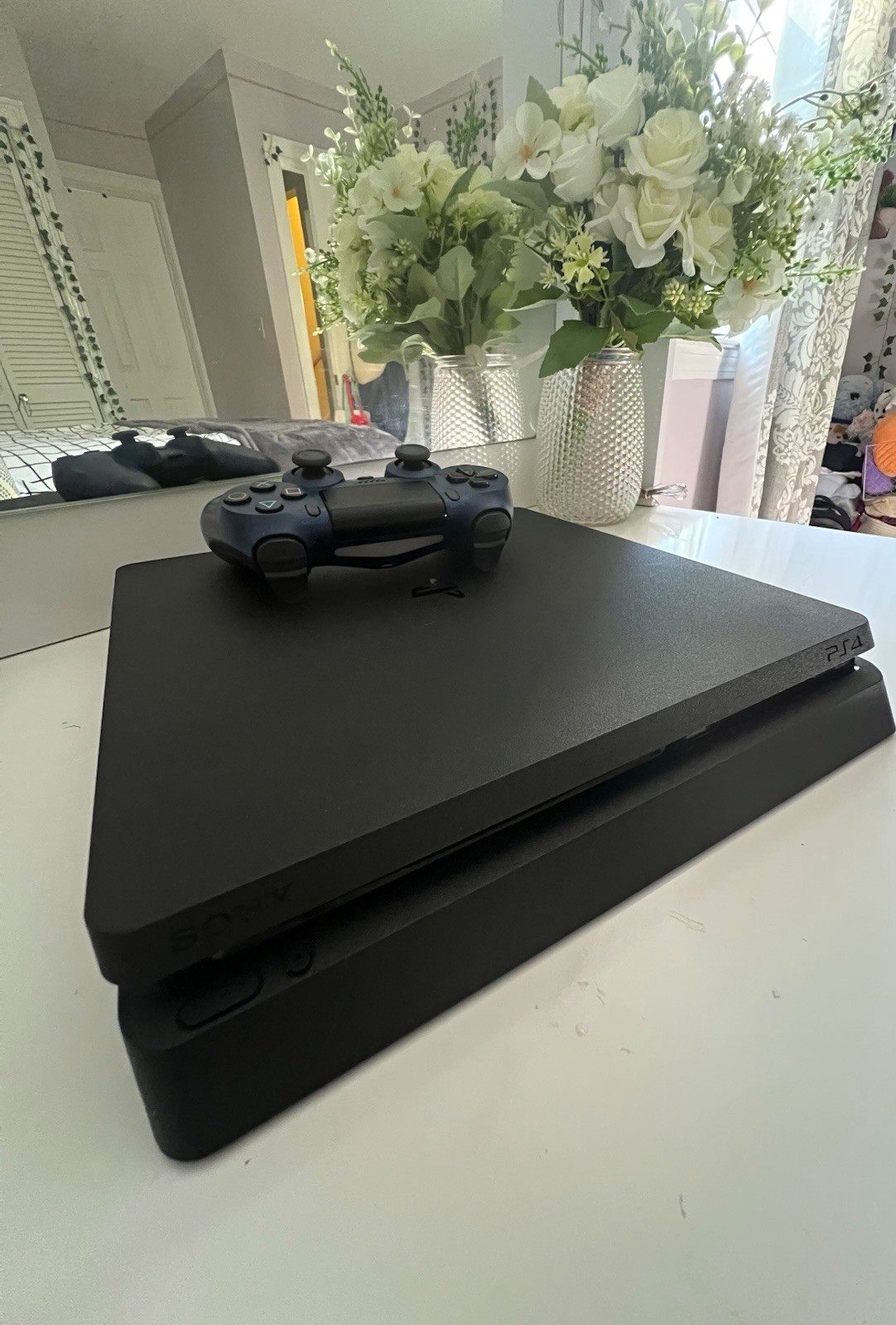 Sony PlayStation 4 Slim 500GB Black Console w/ DualShock 4, Wi-Fi HDMI