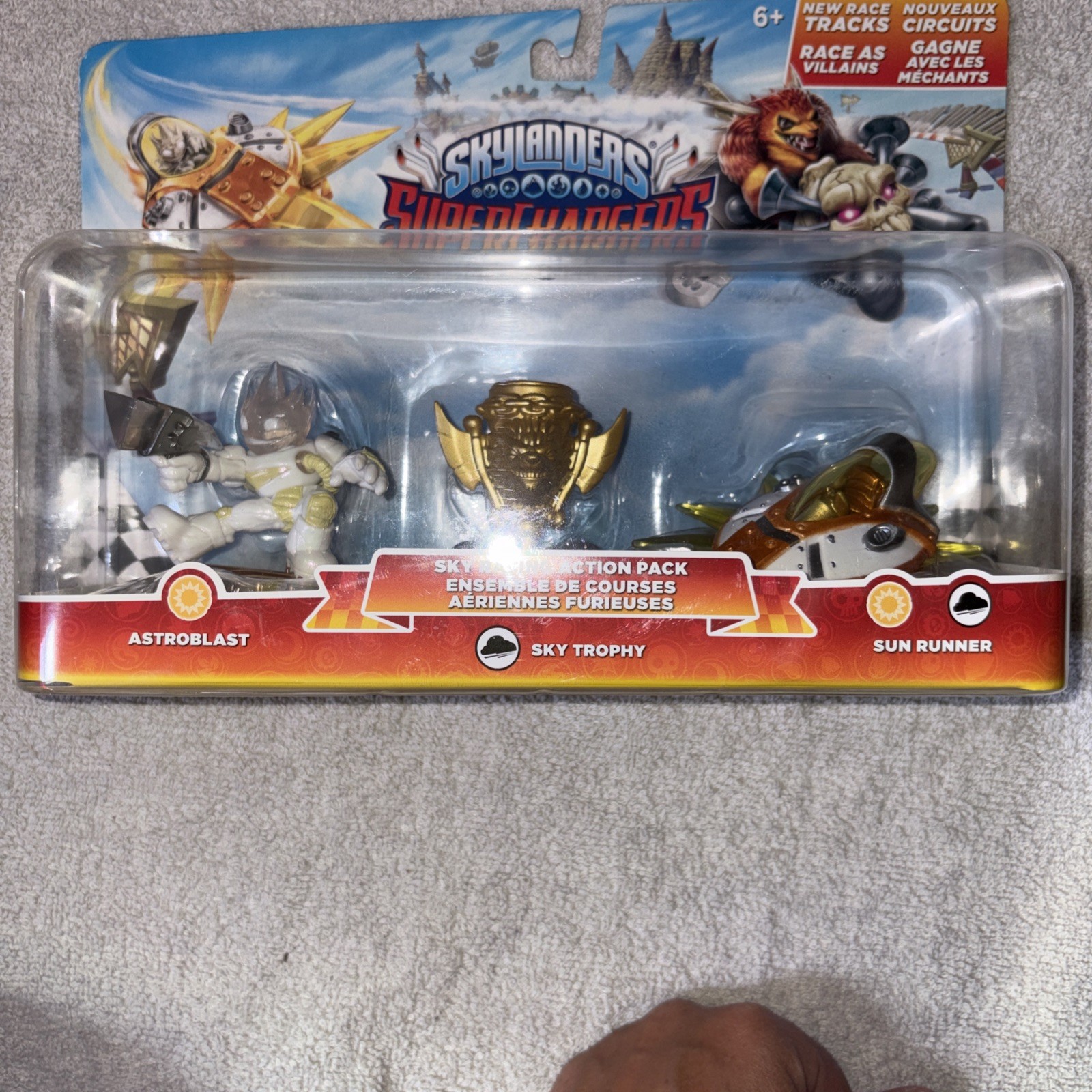 Skylanders Superchargers Sky Racing Action Pack Astro Blast Sun Runner vehicle