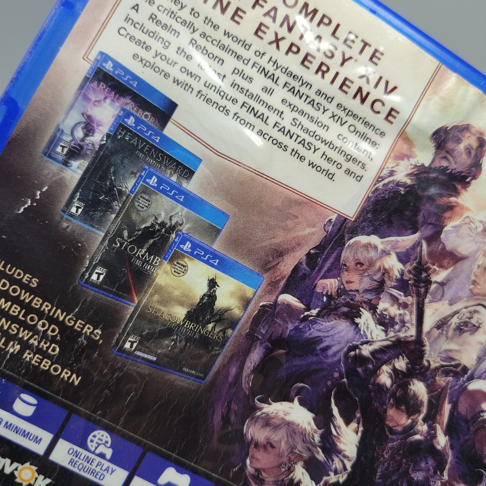 Final Fantasy XIV Online: Complete Edition Sony PS4- Water Damage