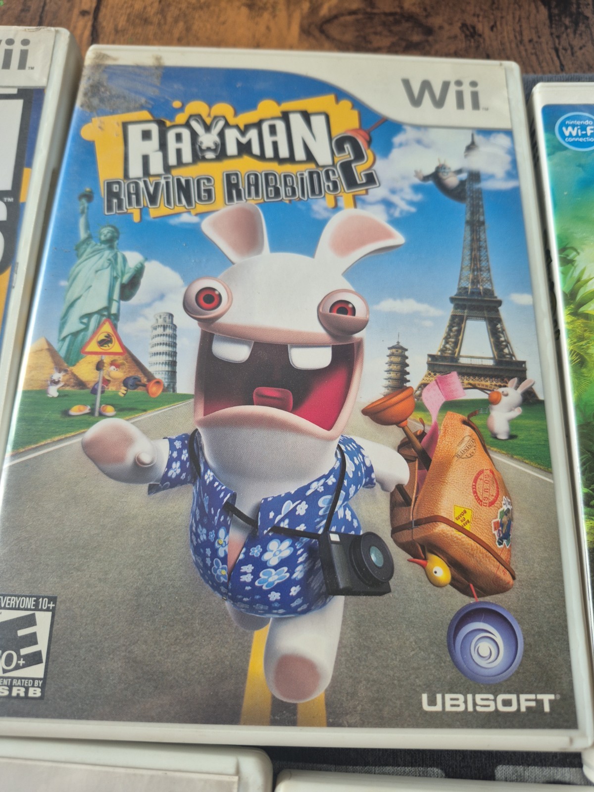 Nintendo Wii RAYMAN RAVING RABBIDS 5 Game CollectionFUN