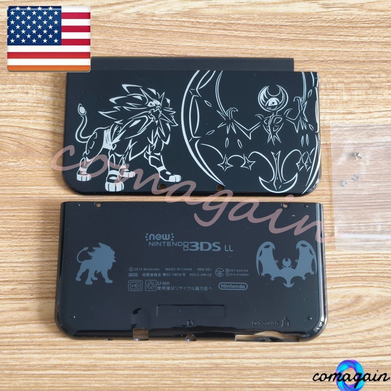 Replace For Nintendo New 3DS XL LL Top Bottom Housing Shell Cover Case (Ri Yue)