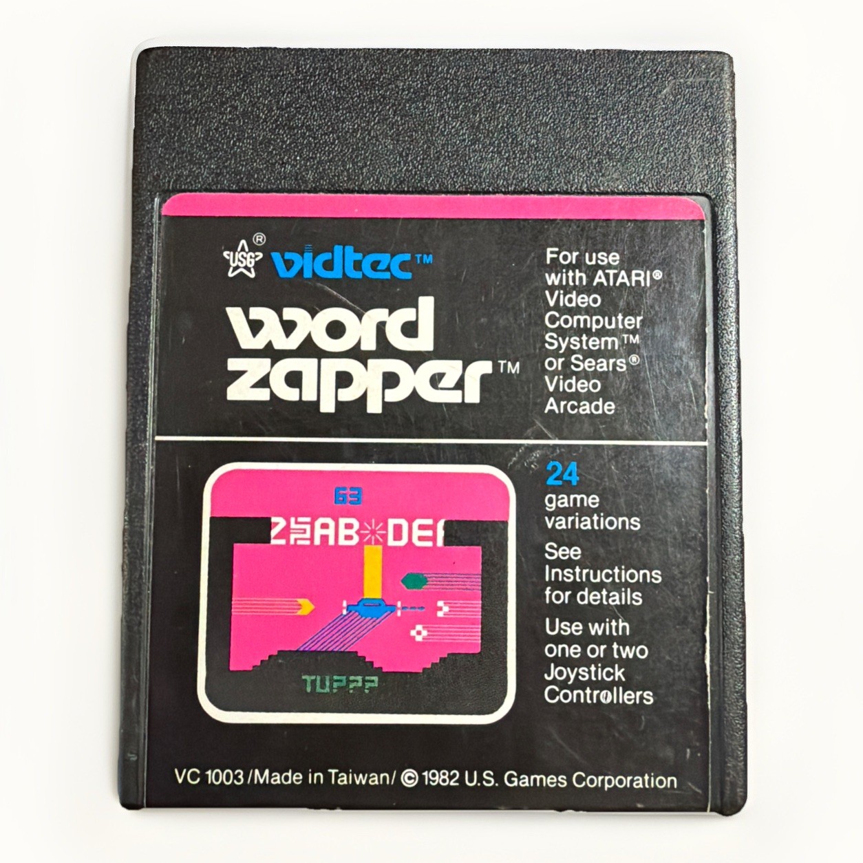 Word Zapper (Atari 2600, 1982) US Games Cartridge Only.
