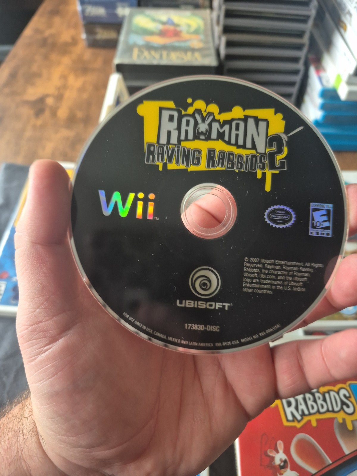 Nintendo Wii RAYMAN RAVING RABBIDS 5 Game CollectionFUN