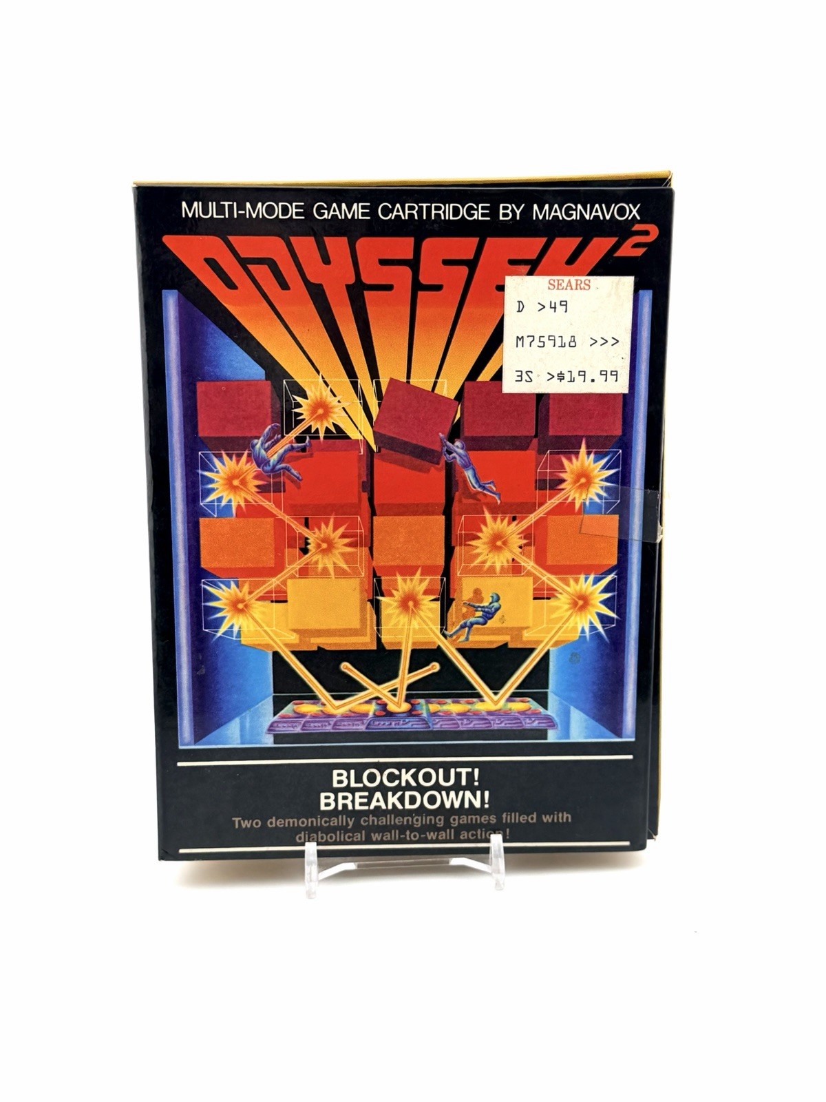 Blockout! Breakdown! (Magnavox Odyssey 2, 1980) CIB – Fast Free Shipping!