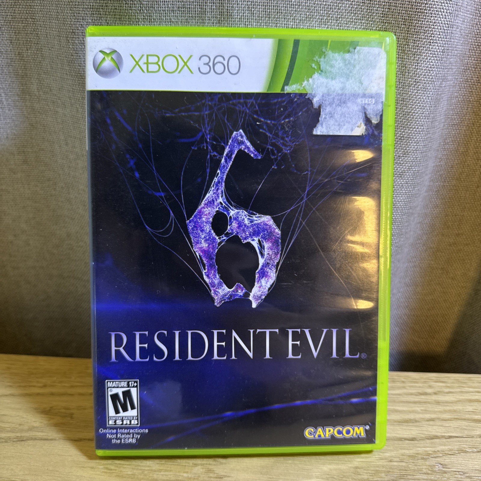 Resident Evil 6 (Microsoft Xbox 360, 2012) No Manual