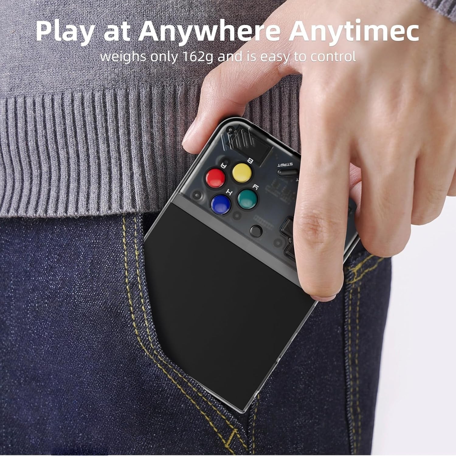 Miyoo Mini Plus Retro Handheld Console – 64GB, 3.5″ Screen, 3000mAh Battery