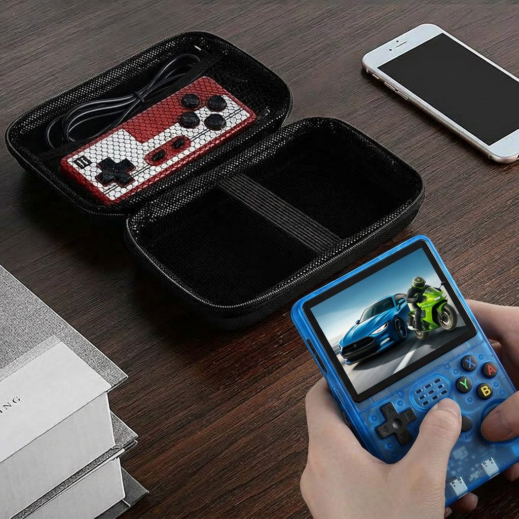 Hard Travel Case for Anbernic RG35XX RG353V R36S R40S Retro Game Console