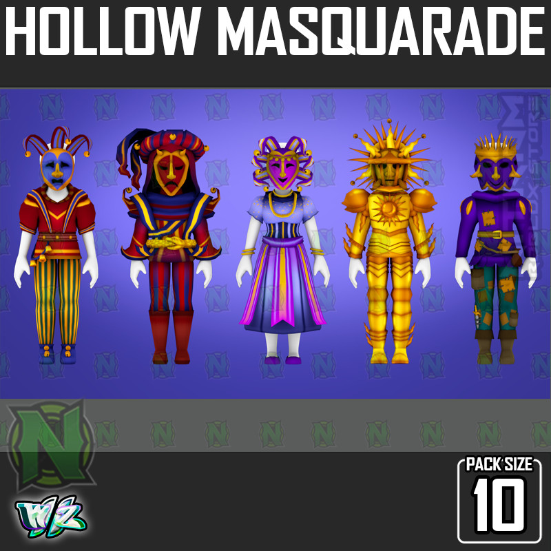 World Zero WZ – 10 PACK – HOLLOW MASQUERADE PACK (Halloween Costumes)