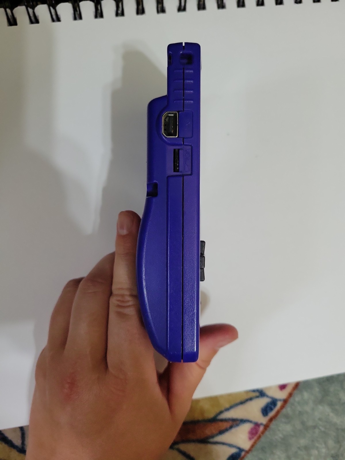 Nintendo Game Boy Color Grape Console (Working, Missing Battery Cover)