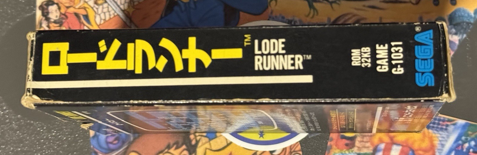 Lode Runner Sega SG-1000 Mark III In Box Japan Import US Seller TESTED