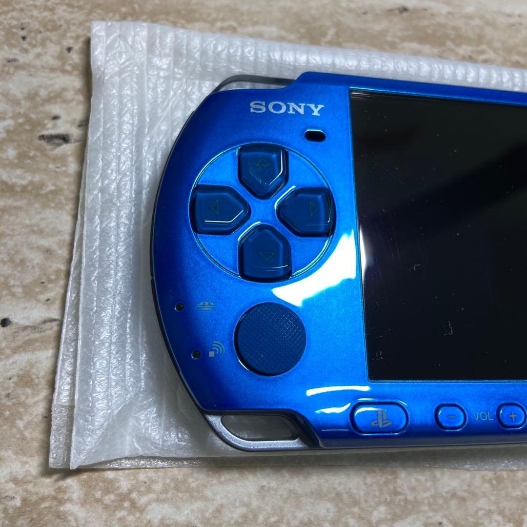 Sony PSP 3000 Vibrant Blue Complete in Box Excellent Condition 7085