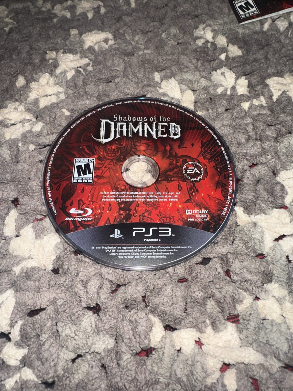Shadows of the Damned Sony PlayStation 3 PS3 Complete S4