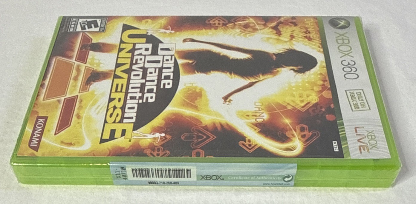 Xbox 360 Dance Dance Revolution Universe Brand New Factory Sealed