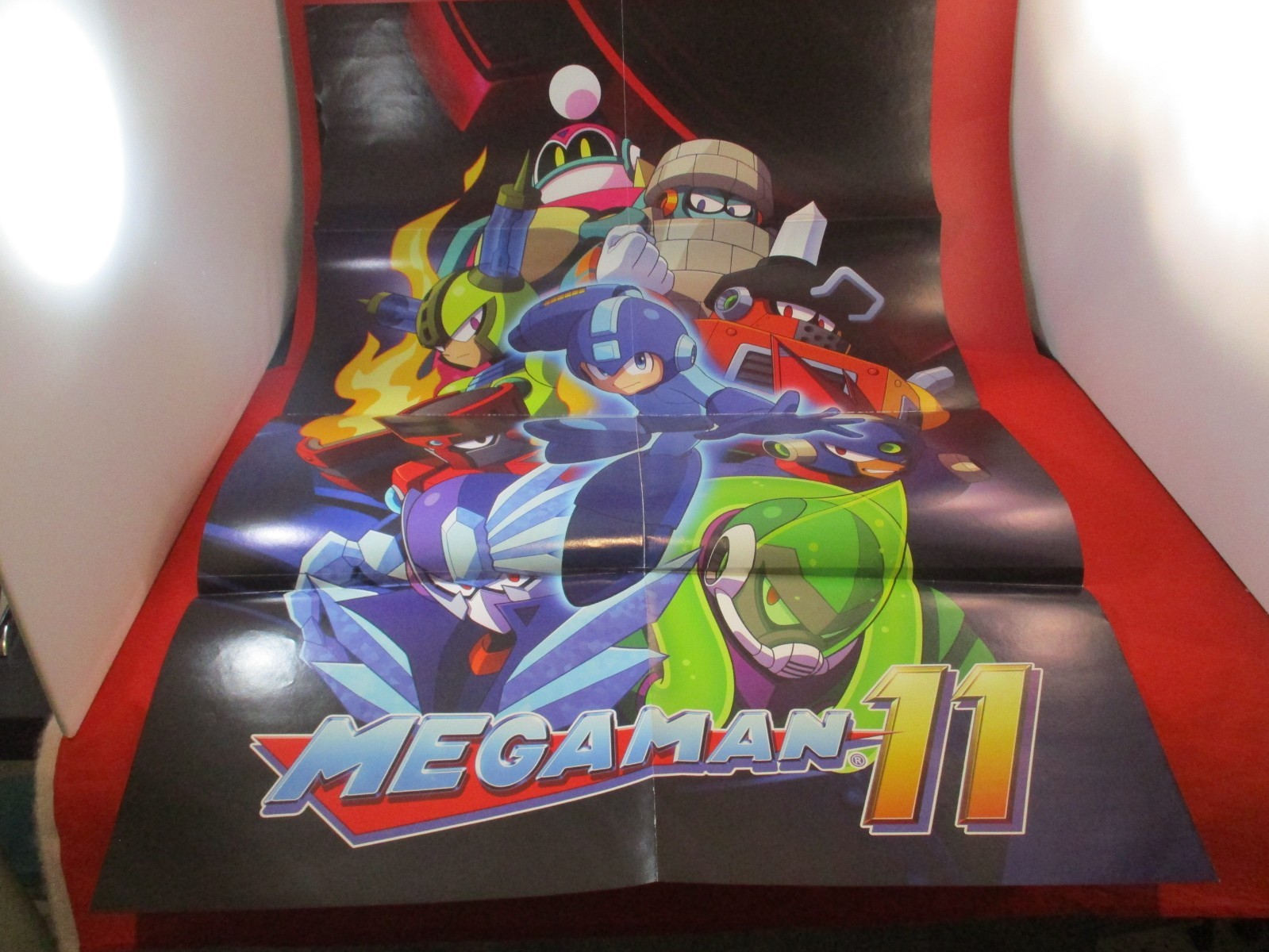 Mega Man 11 Nintendo Switch / Enemy Characters Nintendo Foldble Promo Poster