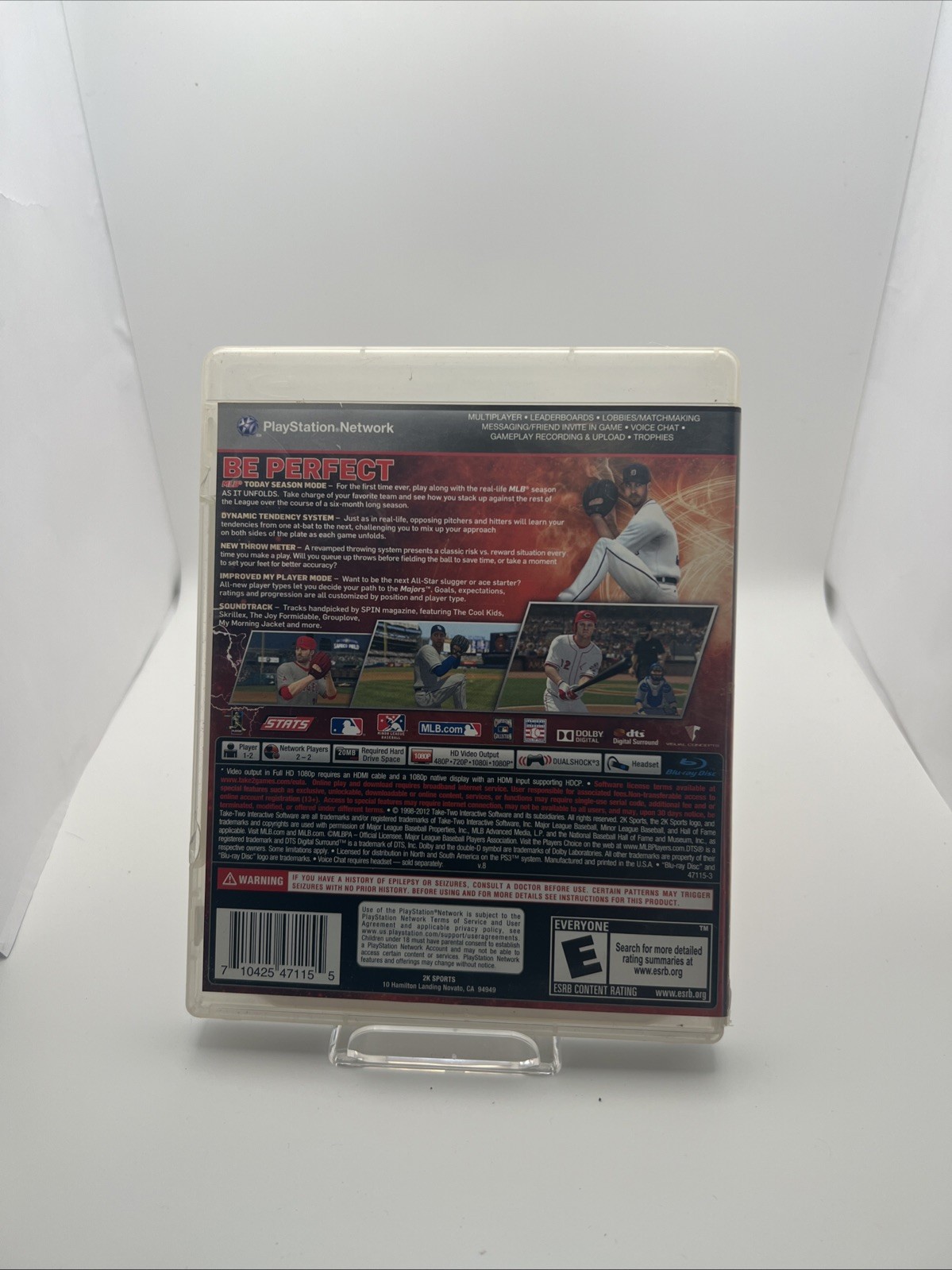 Major League Baseball 2K12 (Sony PlayStation 3, 2012)