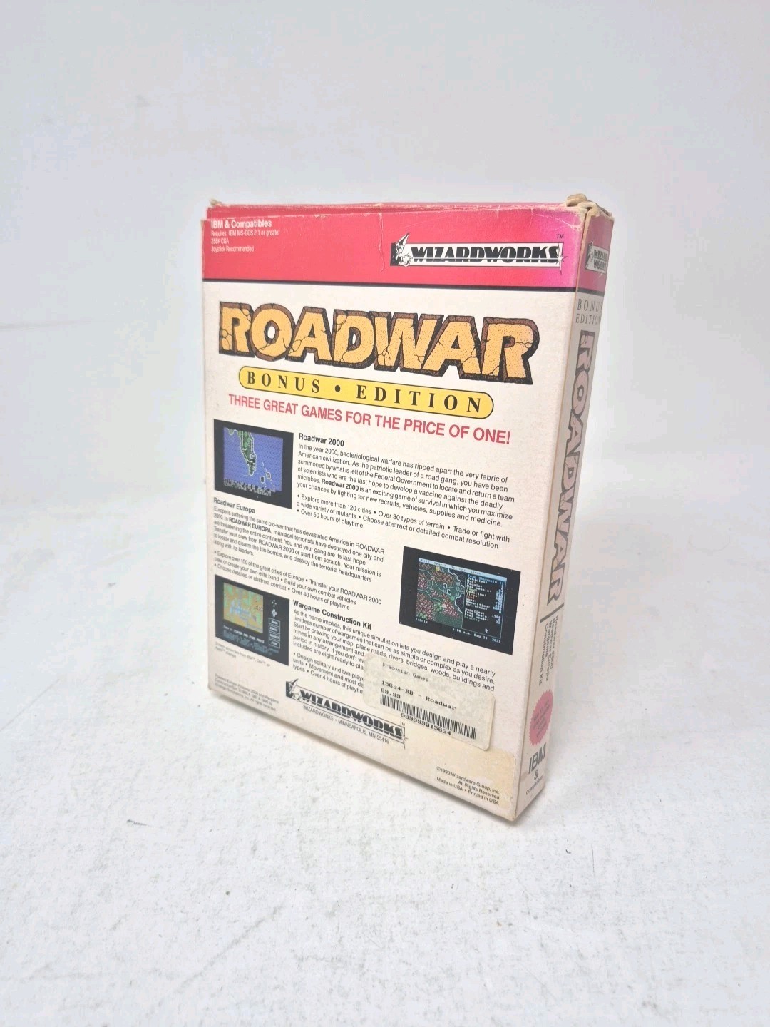 RoadWar – Bonus Edition – Wizardworks – IBM PC Big Box – Very Good