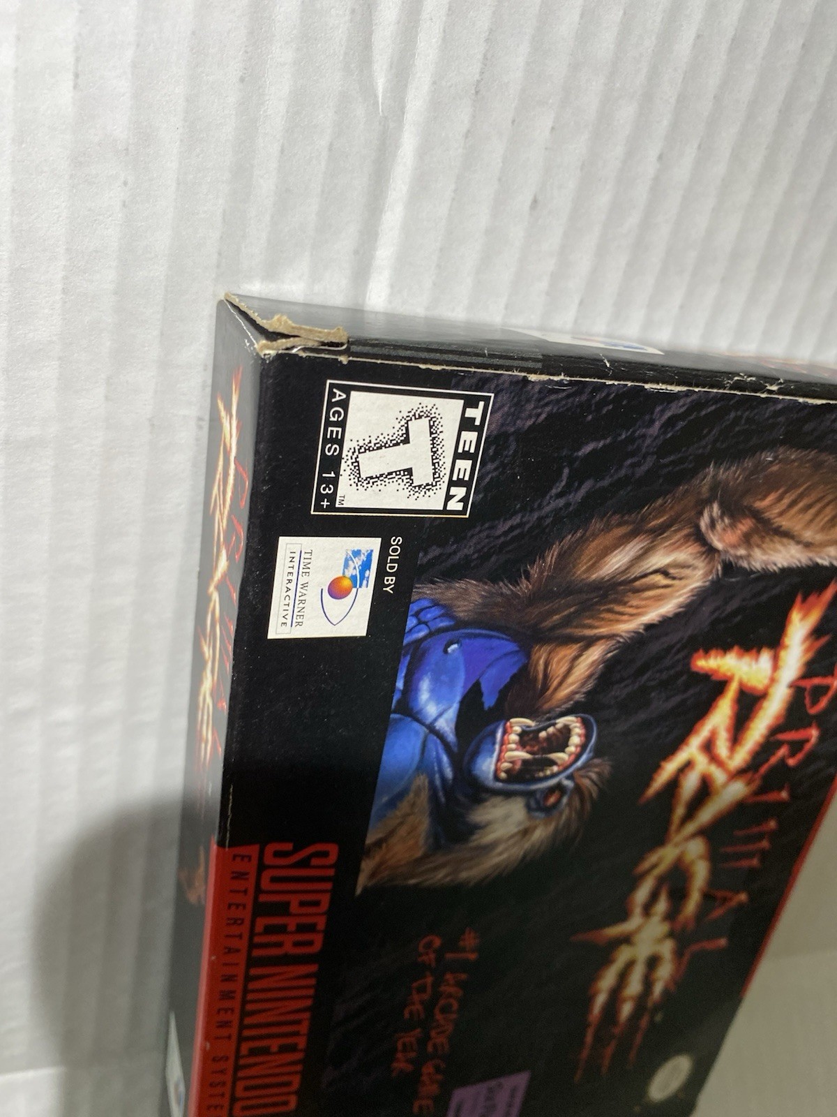Primal Rage Super Nintendo SNES Complete Very Clean! Tested
