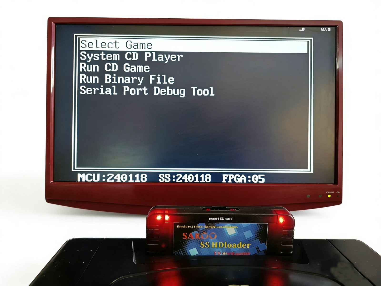 SAROO Optical Drive Emulator For Sega Saturn Built-in 1MB/4MB RAM Card