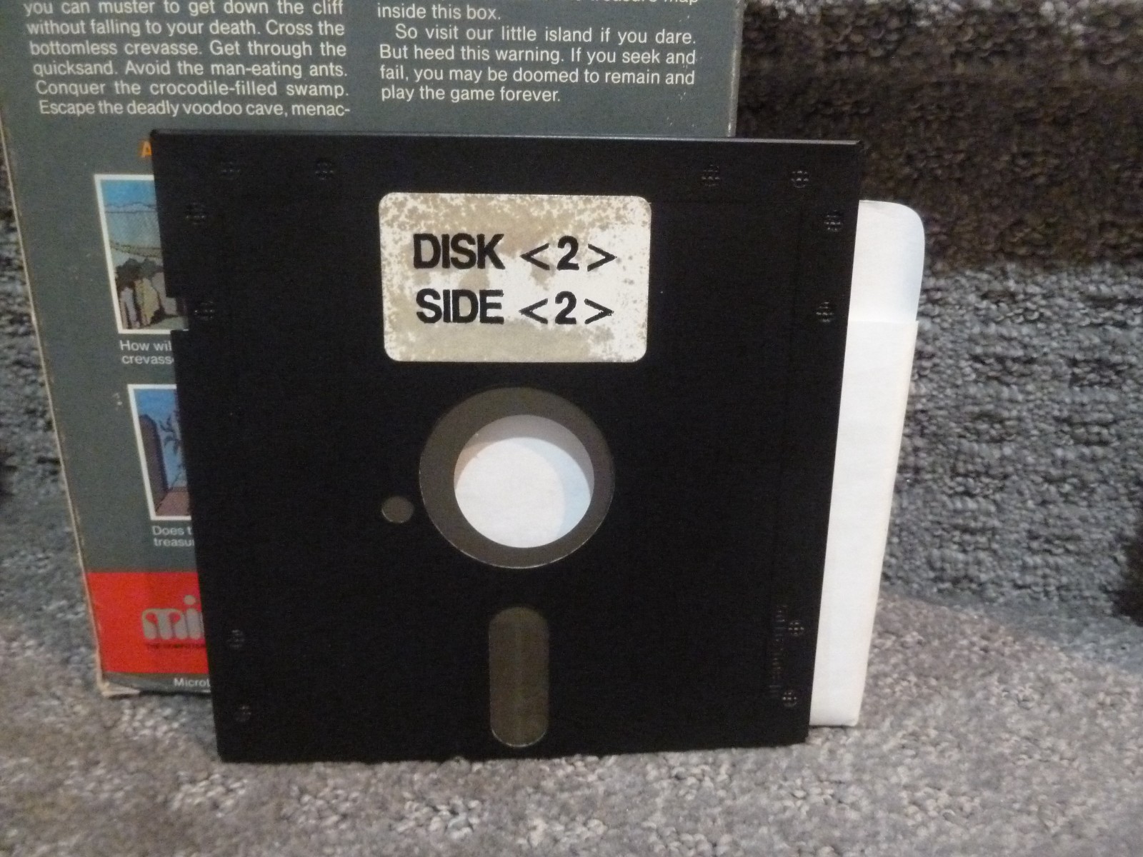 1983 Death in the Caribbean Commodore 64 Disk Complete RARE vintage game