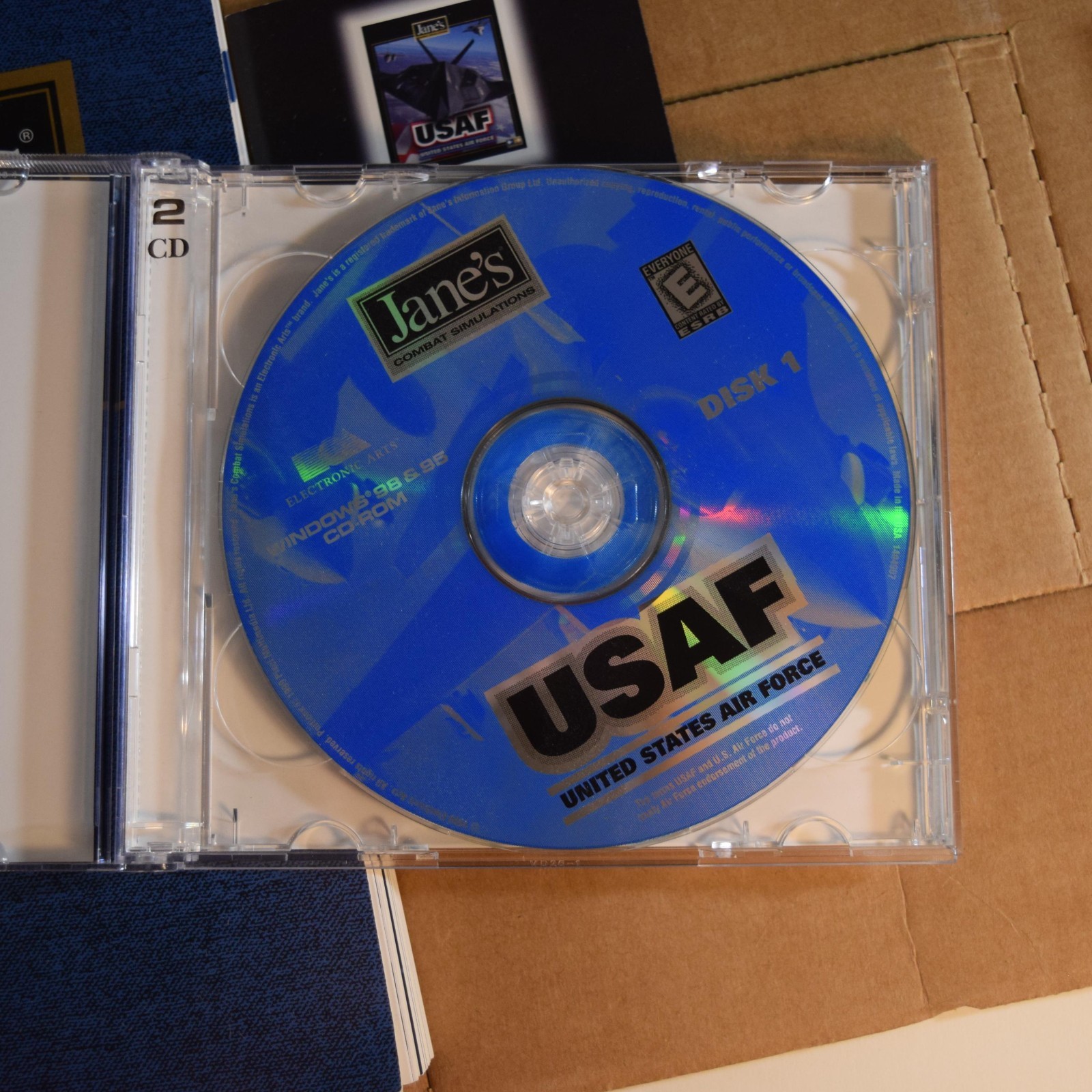 Jane’s USAF United States Air Force (1999) Big Box Combat Simulator PC CD-ROM