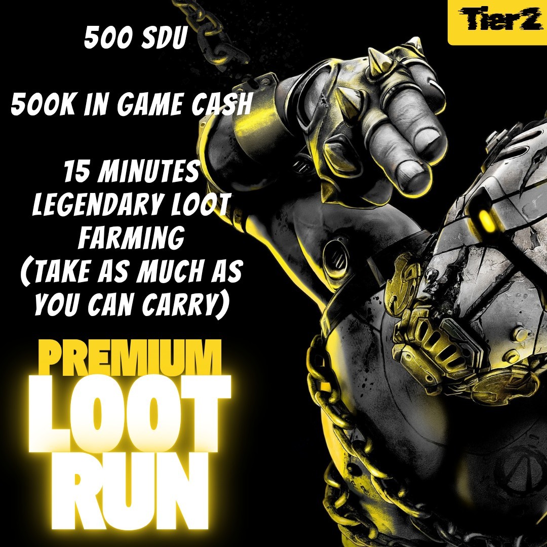 Borderlands 4 Farming Run – Cash + XP + Legendaries – All Platforms 💎