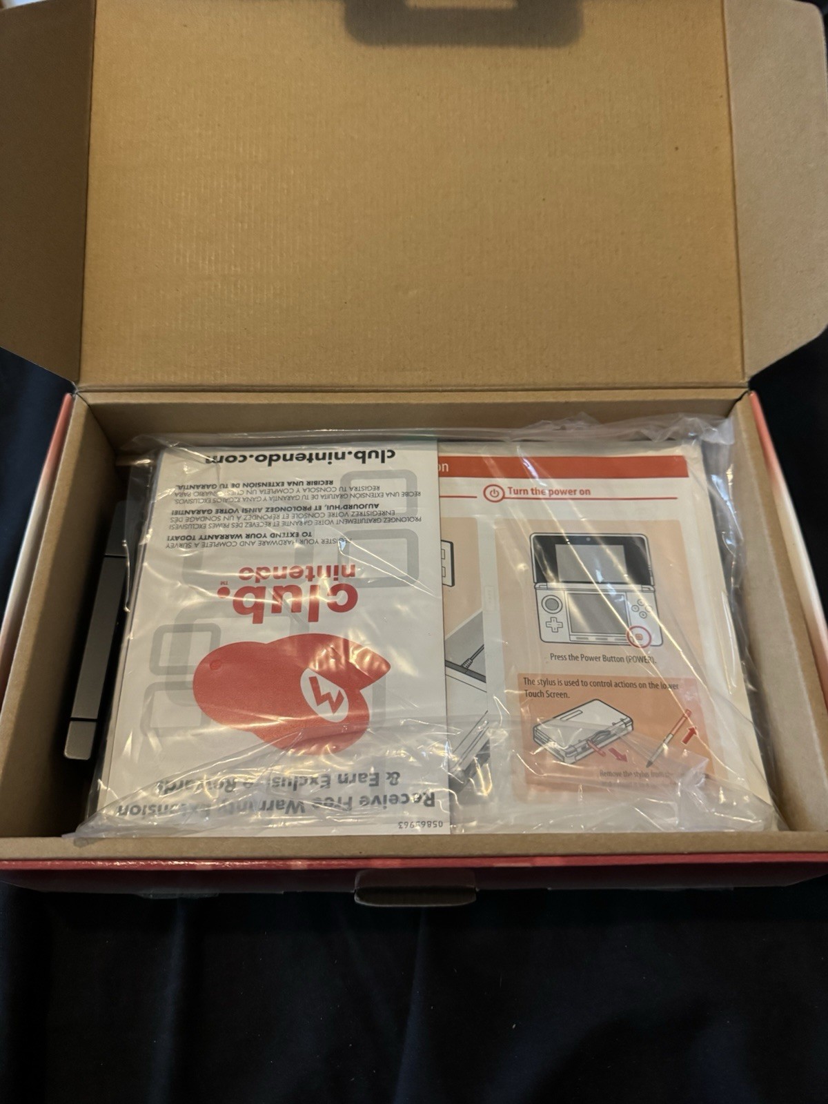 Nintendo 3DS Handheld System – Flame Red *Original Box & Manuals Included*