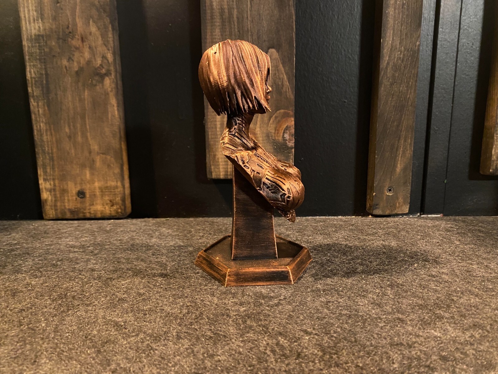 Halo Cortana Copper Statue 6inches tall