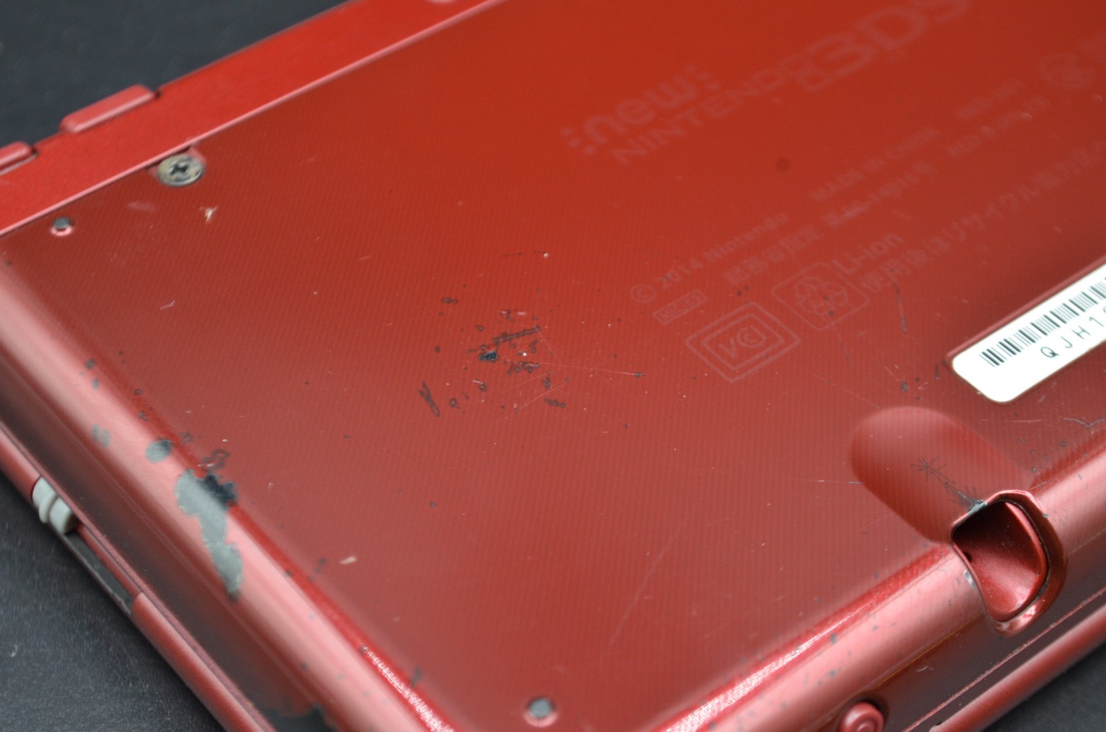 [REGION FREE] NEW Nintendo 3ds ll xl Console Metallic Red Tested game 011