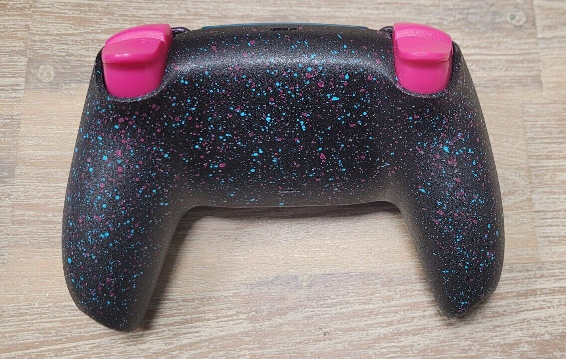 PLAYSTATION/PS5 CUSTOM MULTI COLOR SPLATTER & TEXTURED CONTROLLER💗