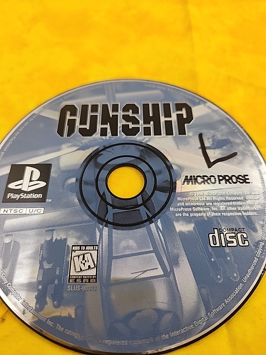 Gunship – Sony PlayStation 1 (PS1) Disc Only Working/Tested