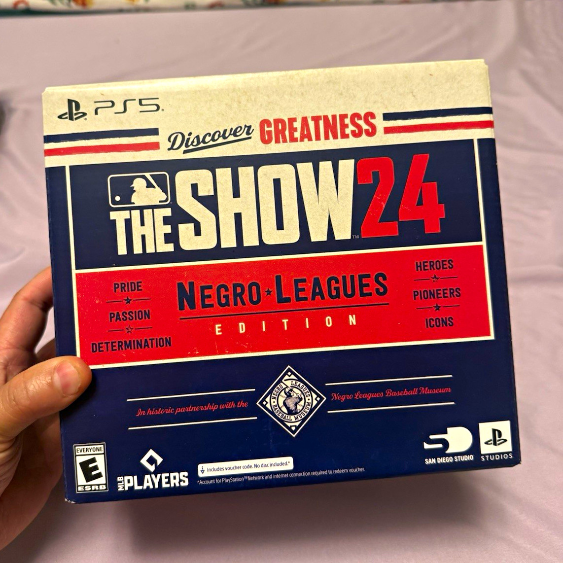 MLB The Show 24 Negro Leagues Edition PS5 Hat SteelBook Collector Box Complete