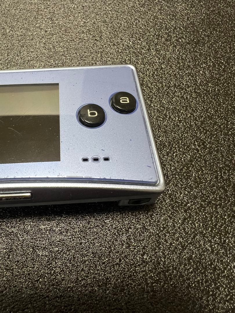 Nintendo Gameboy Micro BlueSilver Console 1Game Working s2107M