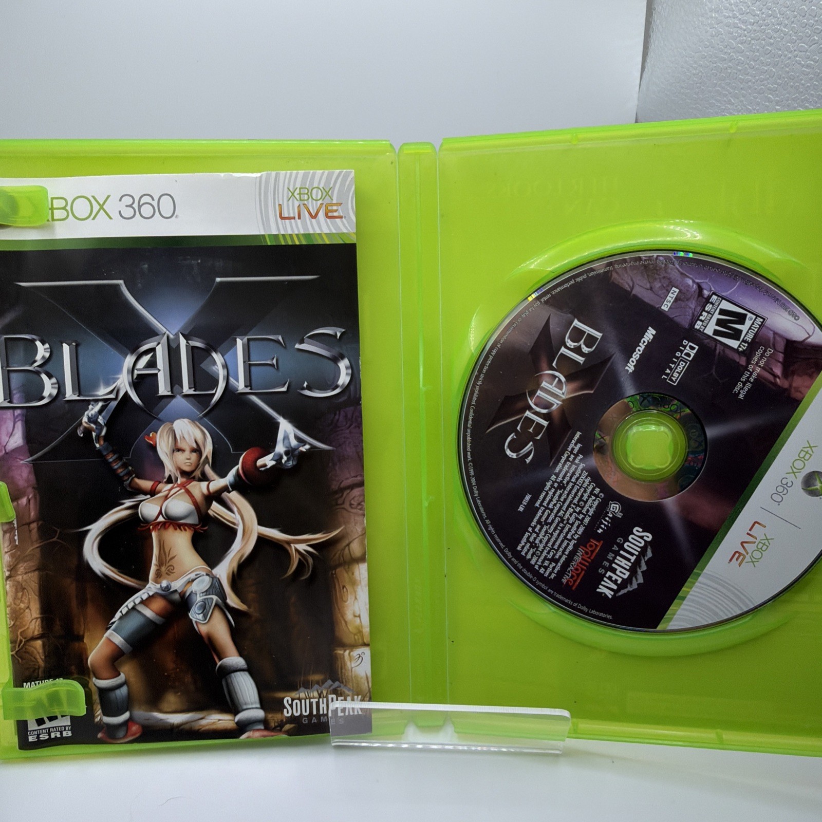 X-Blades (Microsoft Xbox 360, 2009) CIB Complete in Box