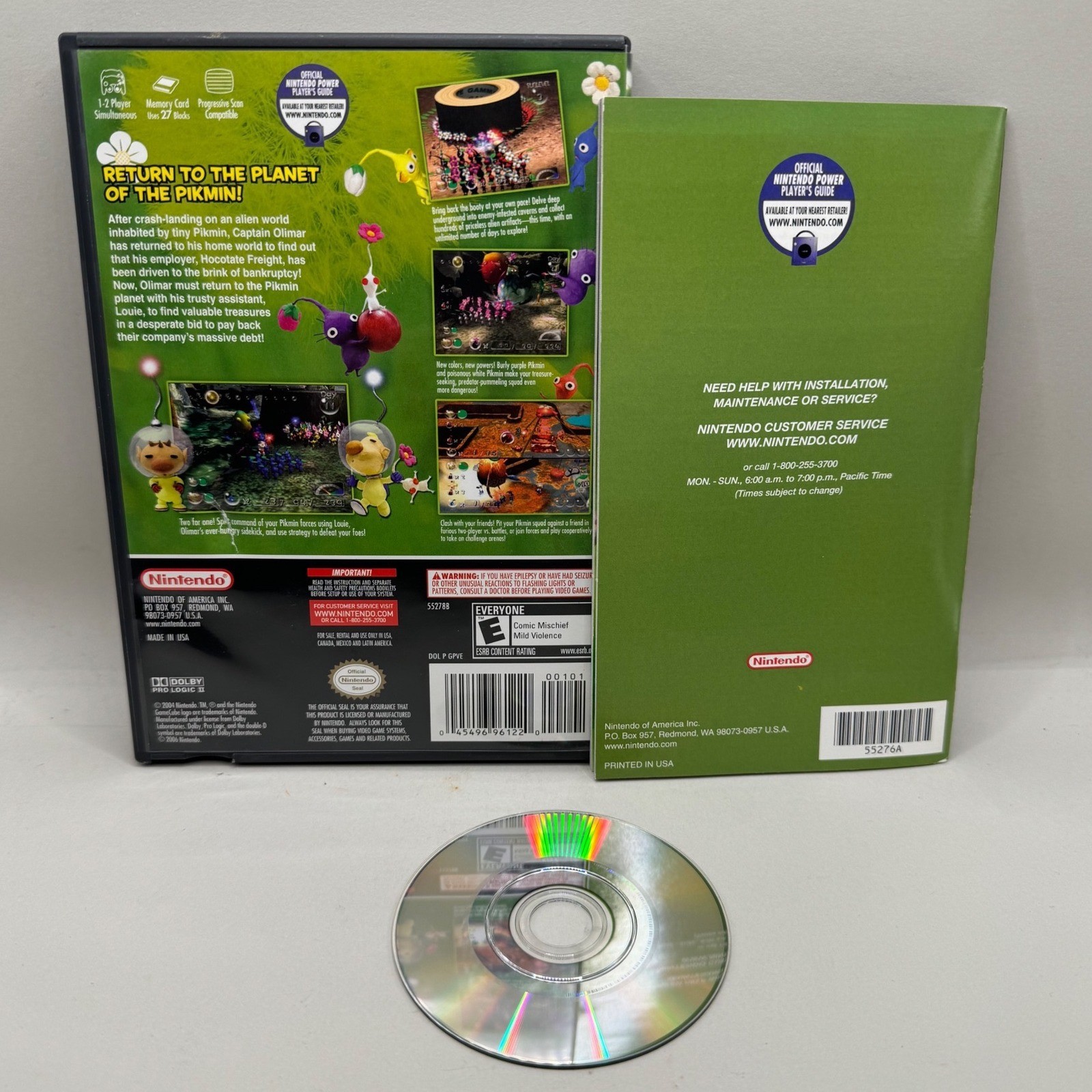Pikmin 2 Nintendo GameCube Players Choice CIB Complete Tested
