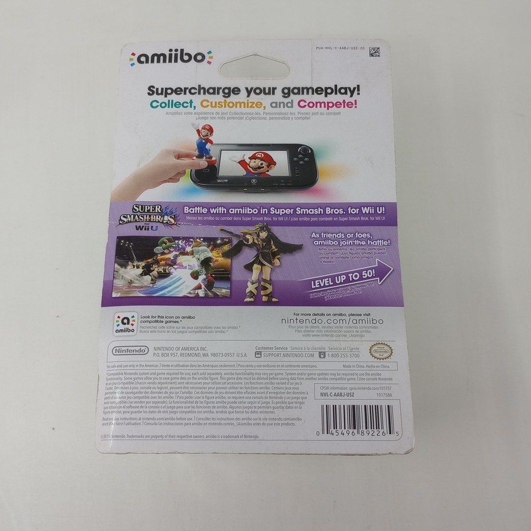 DARK PIT (Super Smash Bros) Nintendo Amiibo NEW SEALED