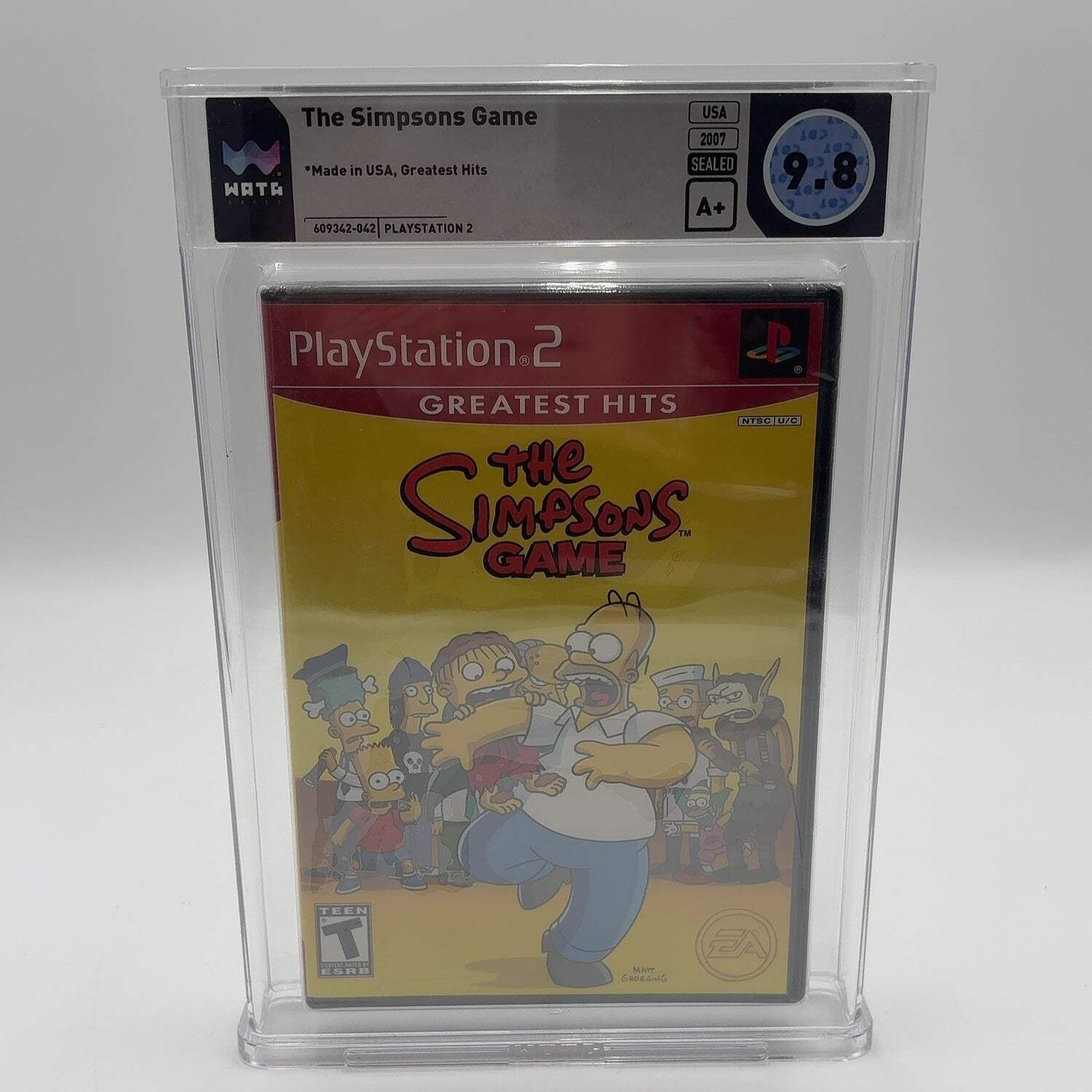 New The Simpsons Game (Sony PlayStation 2 PS2, 2007) 9.8 A+