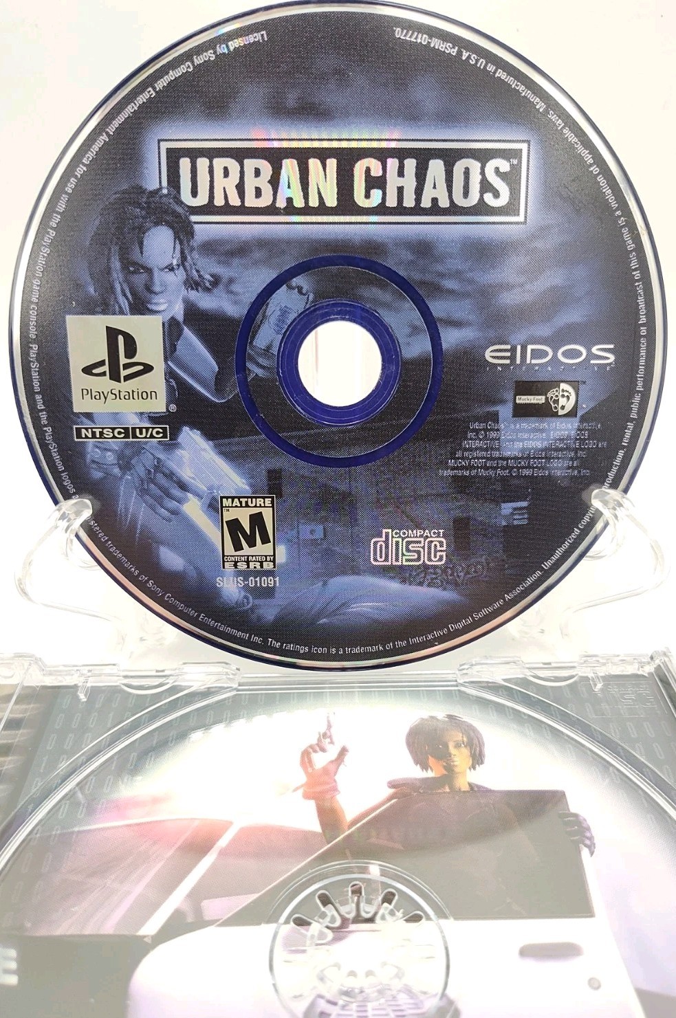 Urban Chaos – (PS1, 1999) *CIB w/ Reg Card + Case Protector* VGC* Tested!