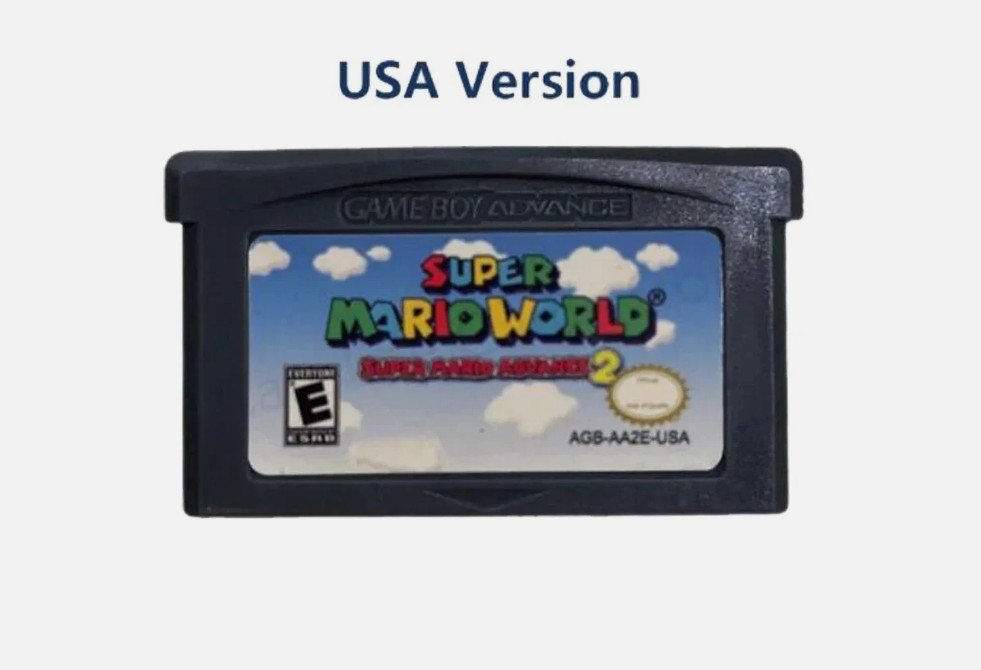 Super Mario Advance 2: Super Mario World For Game boy Advance GB/GBA/NDS USA