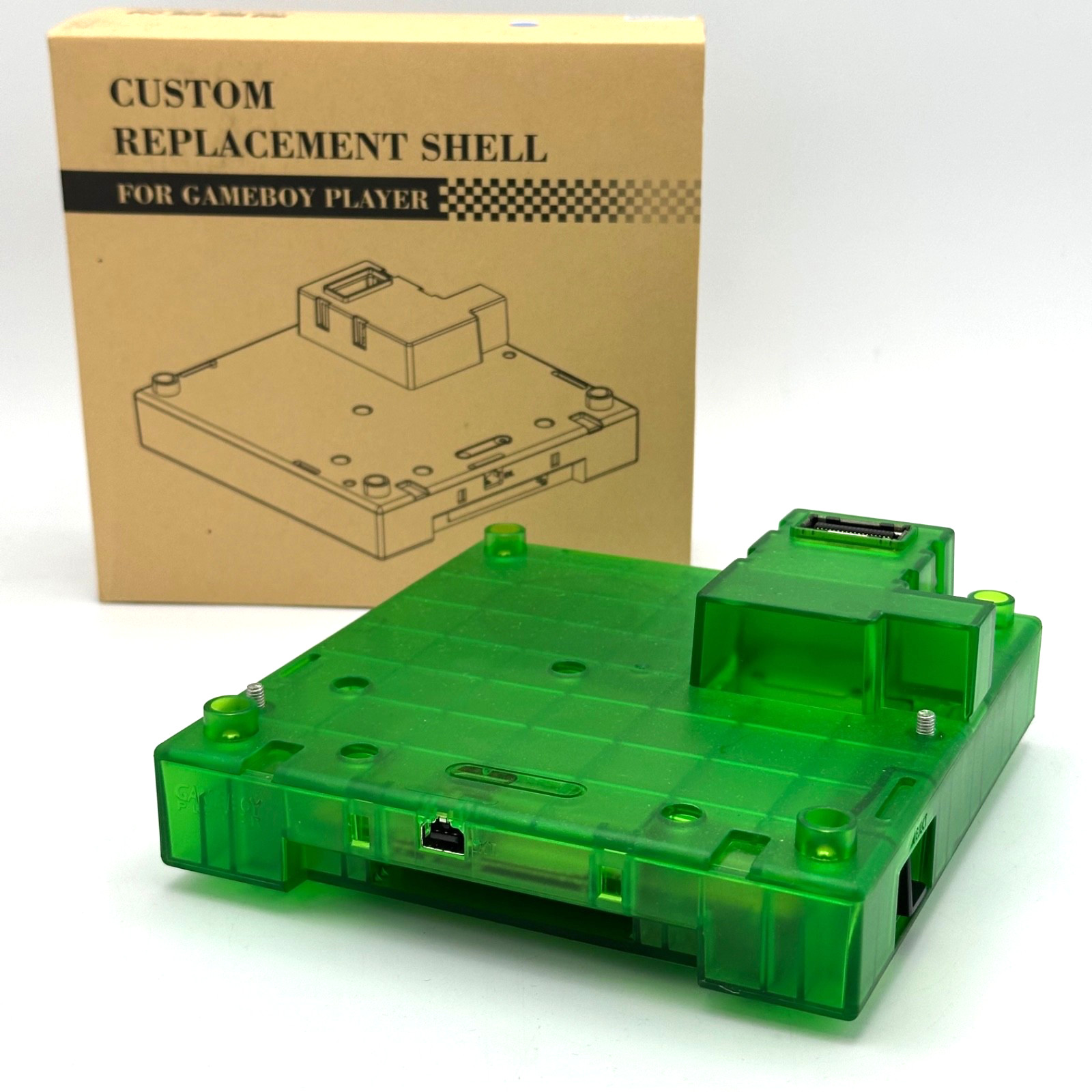 Nintendo GameBoy Player Adapter Gamecube DOL-017 Custom Jungle Green Transparent