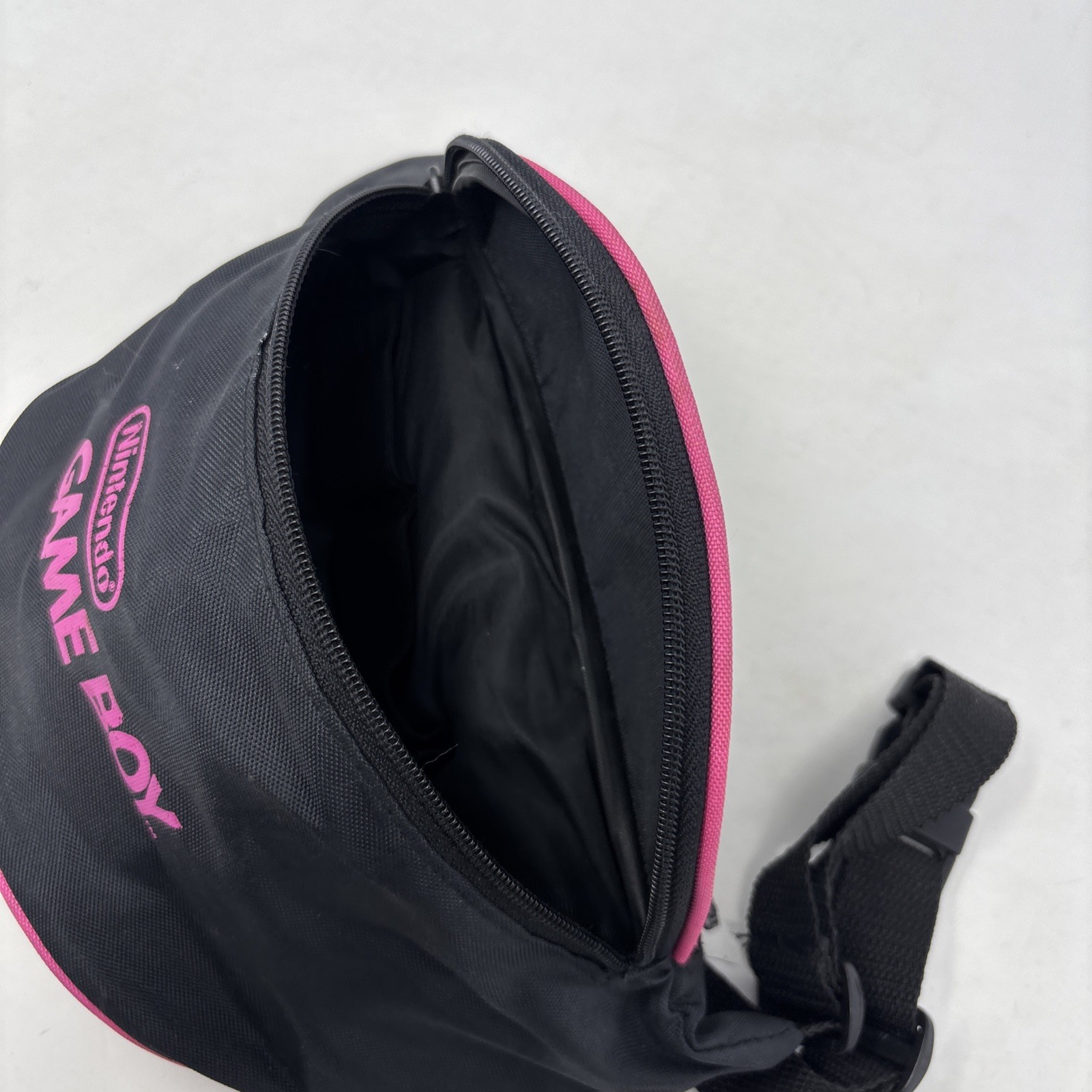 Nintendo Game Boy Fanny Pack Waist Bag Black Hot Pink Vintage 90s