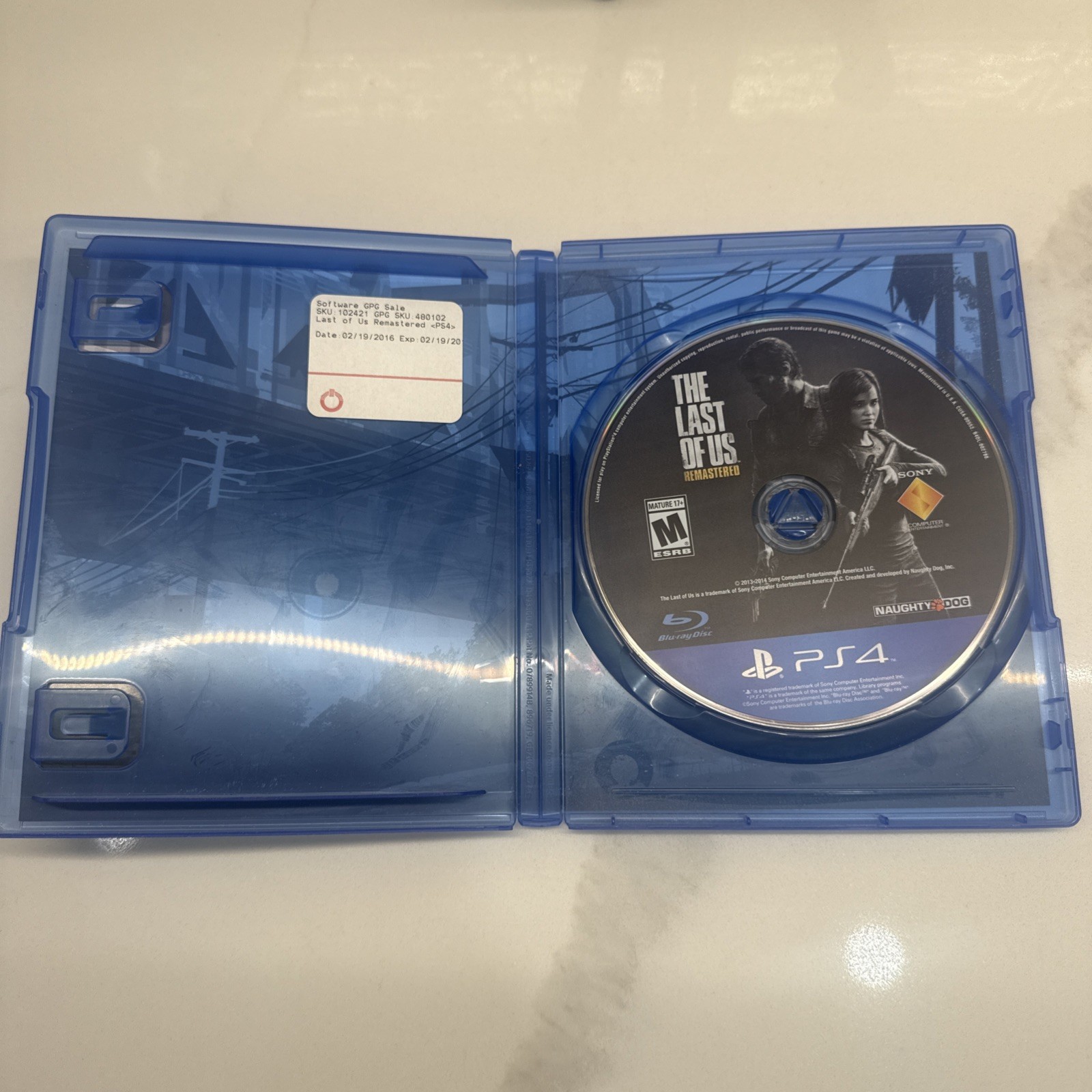 The Last of Us Remastered (PlayStation 4, PS4 2014) Good Condition Next Day Ship