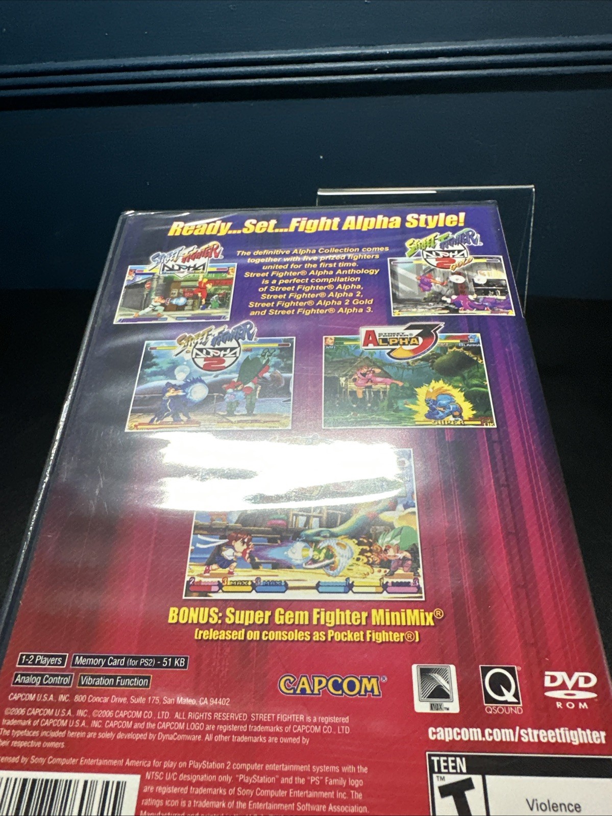 Street Fighter Alpha Anthology (PlayStation 2 PS2) Brand New Sealed Never Opened