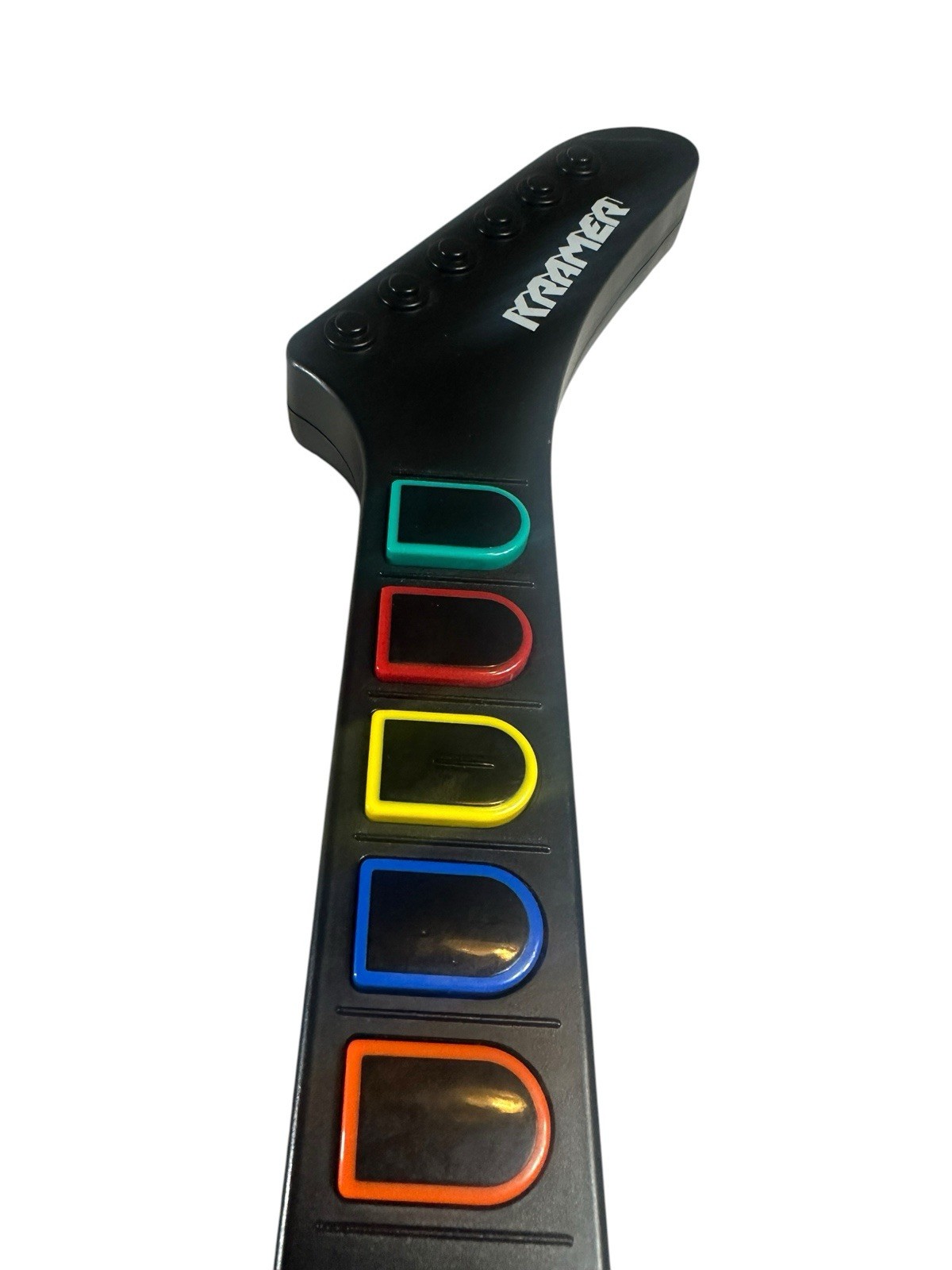 RedOctane Kramer Striker Wireless Guitar Controller PS2 Guitar Hero Black PS3