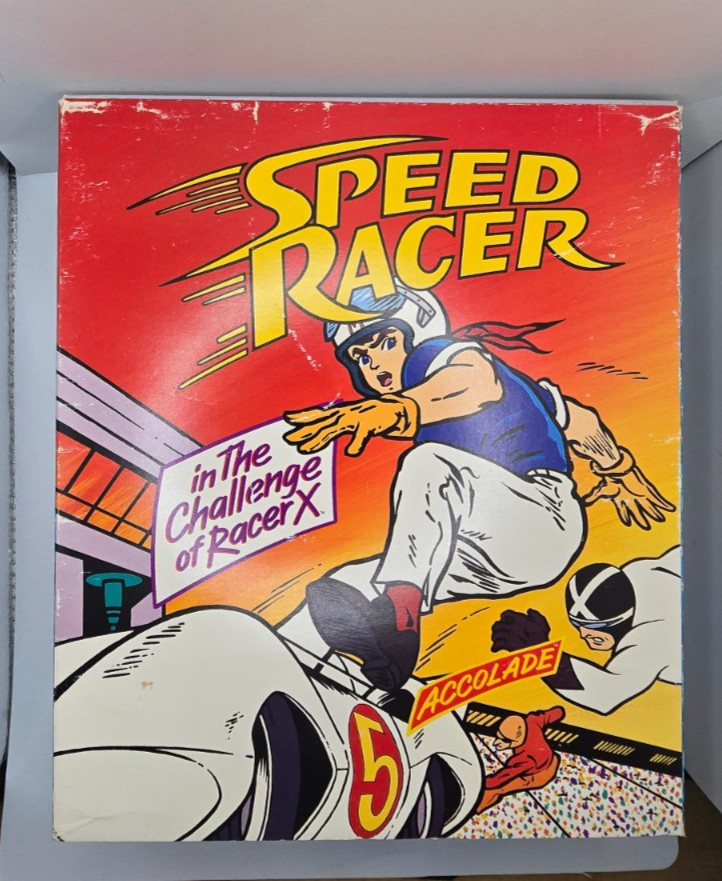 Speed Racer Accolade 3.5″ PC Computer Game Big Box Used