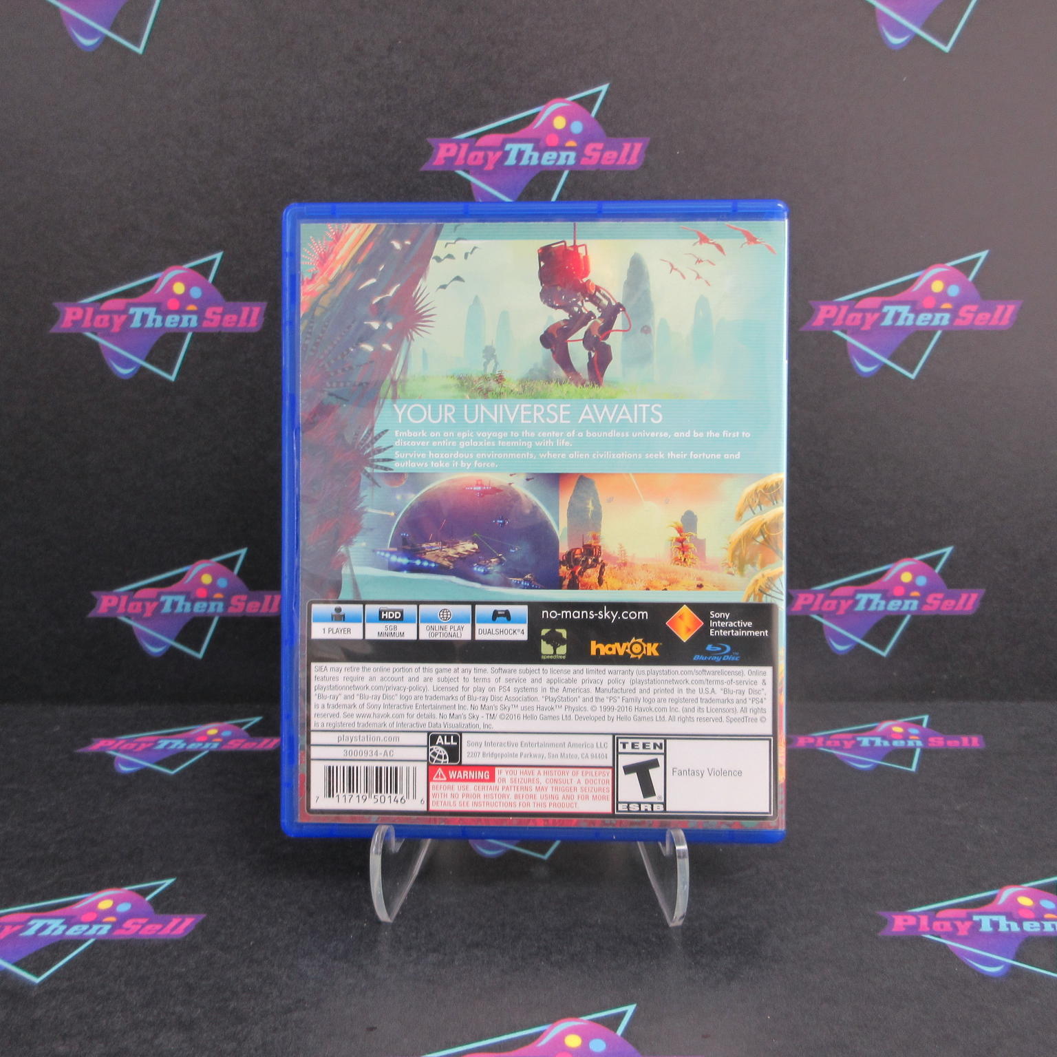 Refurbished No Man’s Sky PS4 PlayStation 4 Complete – Excellent Cond