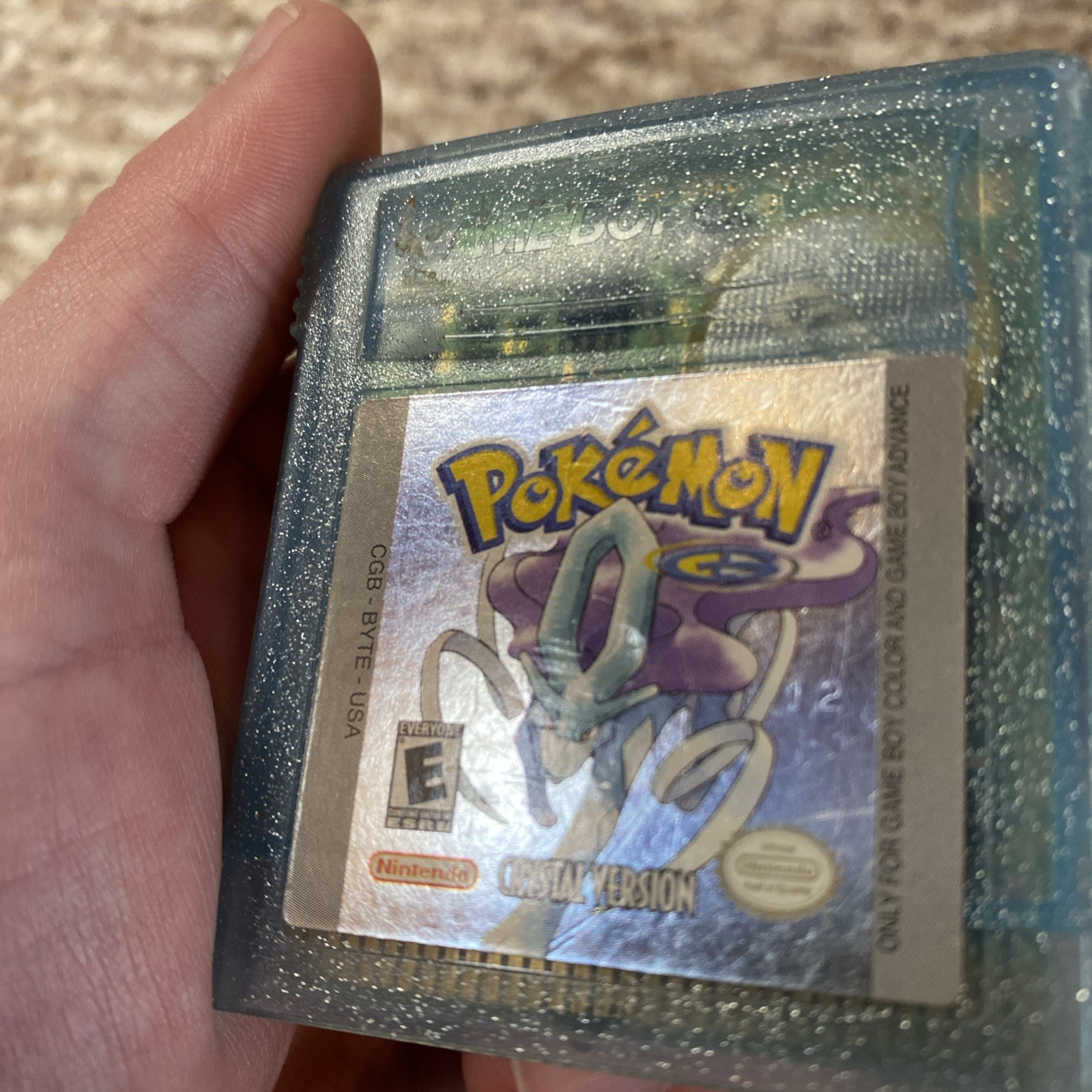 Pokémon: Crystal GBC (Game Boy Color, 2001) *New Battery* Authentic & Saves