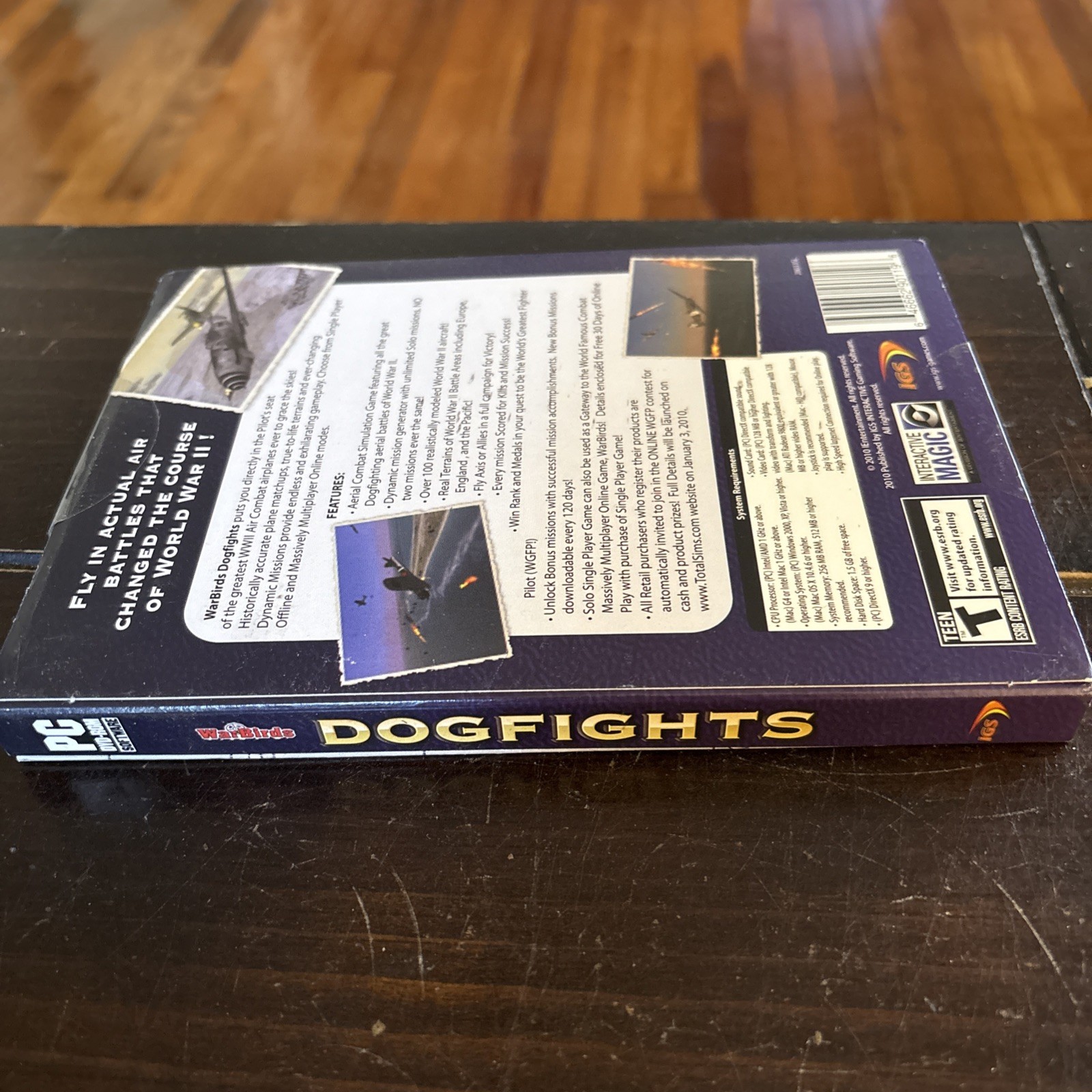 WarBirds: Dogfights (Windows/Mac, 2010) Manual/ Booklet Missing