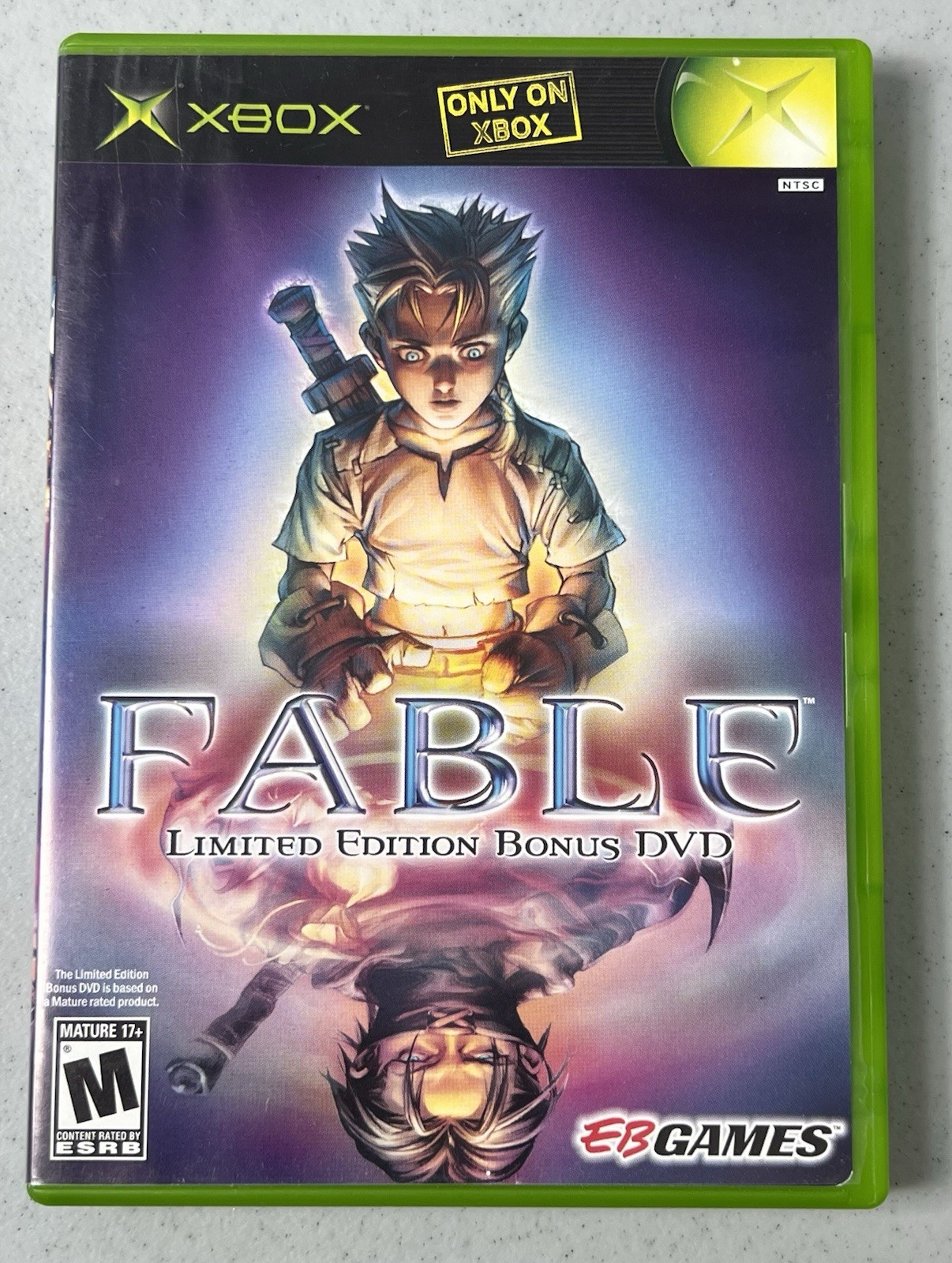 FABLE: Limited Edition Bonus DVD 2004 Microsoft Xbox COMPLETE – VG Condition