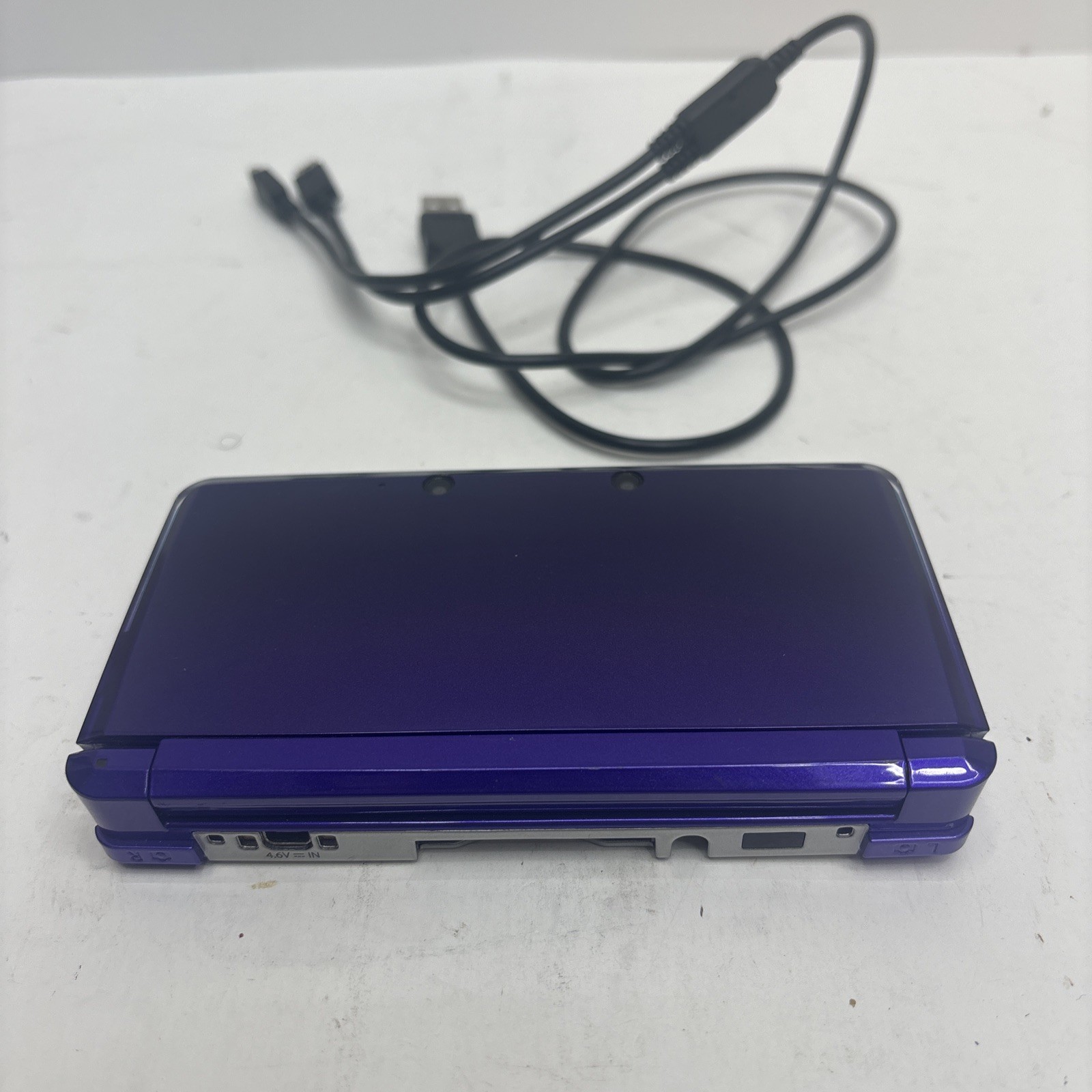 USA Version Nintendo Tested Midnight Purple W/ 2Gb SD Card & Charger No Stylus